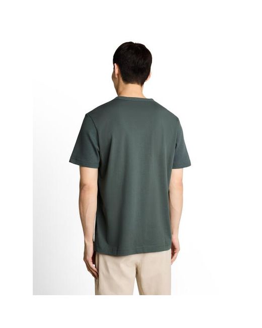 Tom Tailor Structured Cutline T-Shirt in het Green voor heren