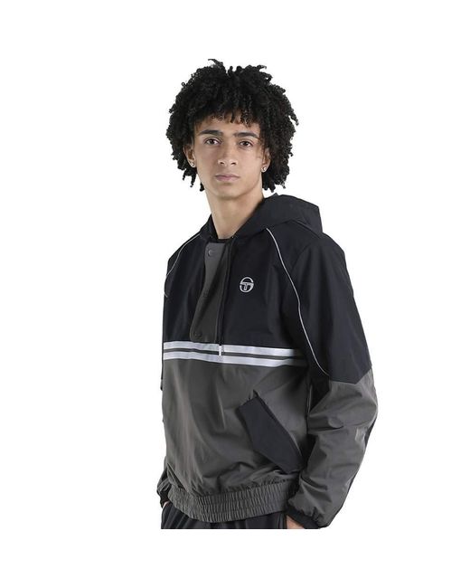 Sergio Tacchini Herenjas Netem in het Black voor heren