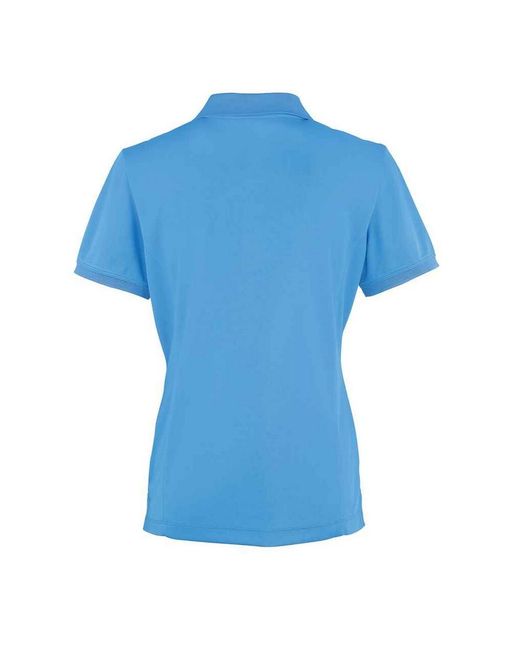 PREMIER Coolchecker Poloshirt in het Blue