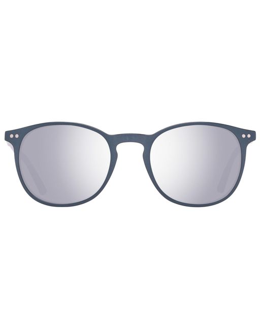 Helly Hansen Accessoires ,Blauw ,Blauwe Plastic Zonnebril Hh 5008-C03 in het Metallic