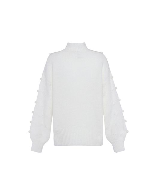 faina Jumper Wolwit in het White
