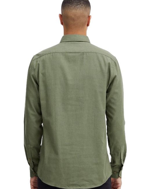 Solid Effen. Shirt in het Green voor heren
