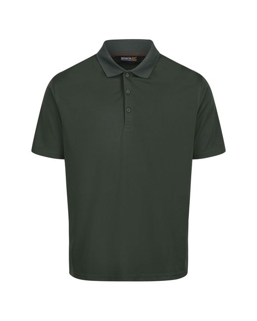 Regatta Green Pro Moisture Wicking Polo Shirt (Dark) for men