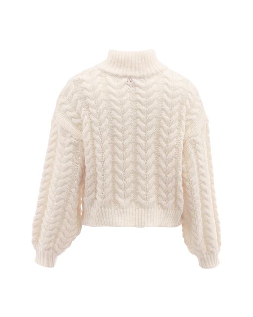 myMo Jumper Wolwit in het White