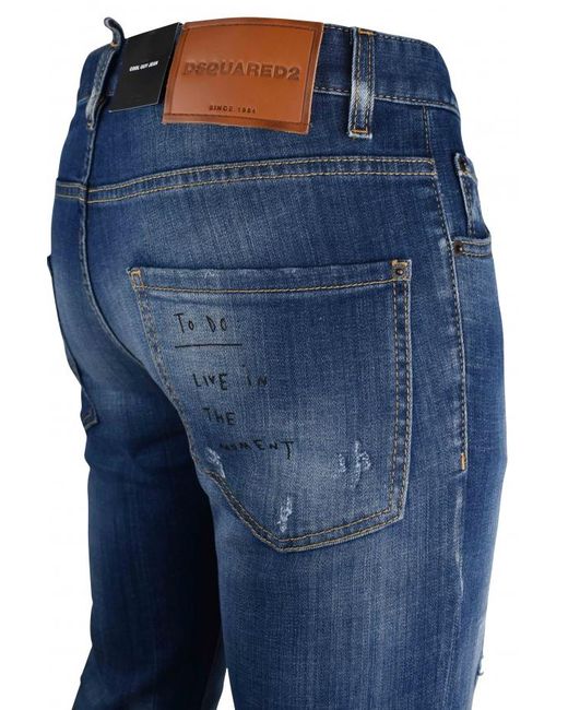 DSquared² Chargement En Cours in het Blue voor heren