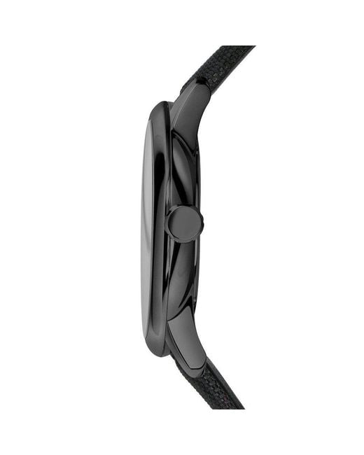 Burberry Bu10010 Check Gestempelt Rundes Zifferblatt 40Mm Herrenuhr in Black für Herren