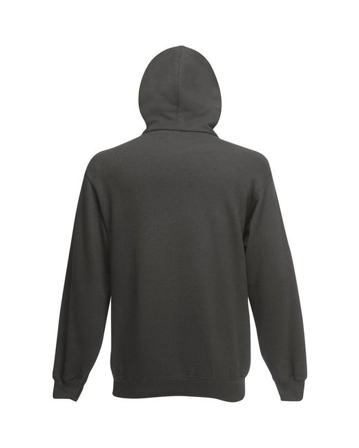 Fruit Of The Loom Gray Hooded Sweatshirt Hoodie for men