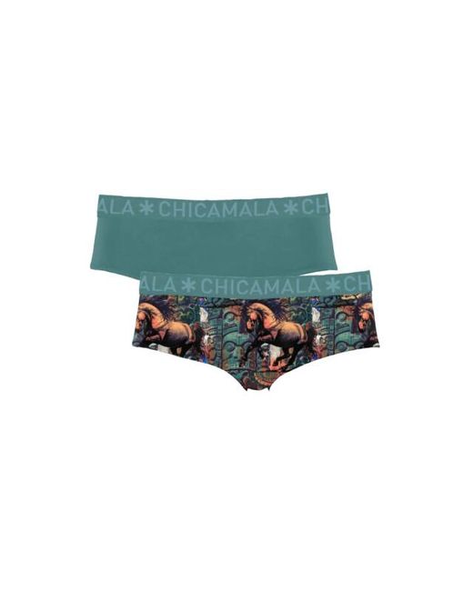 MUCHACHOMALO 2-Pack Briefs in het Green