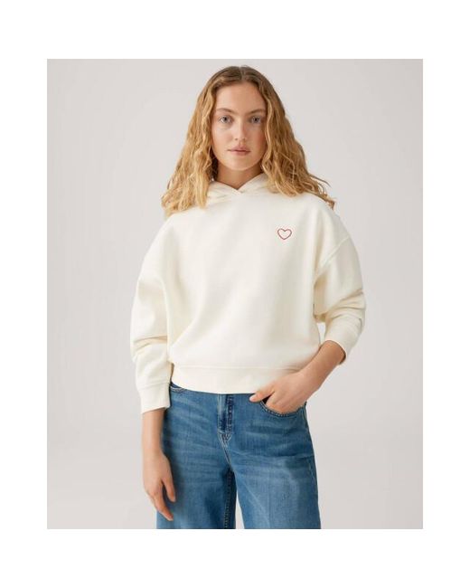 Opus Hoodie 1052244020106 in het White