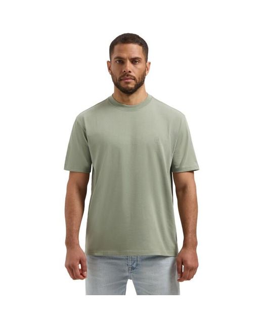 Dstrezzed Collin Ss Tee in het Green voor heren