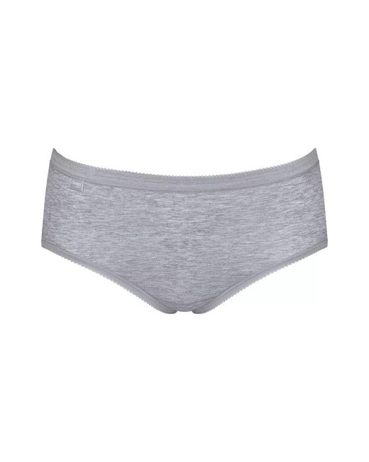 Sloggi Basic+ Midi 4-Pack Multi-Colour V016 in het Blue