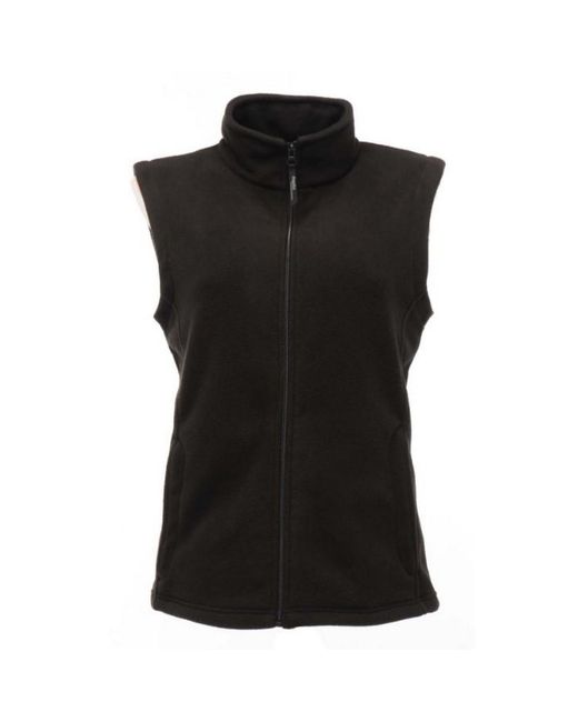Regatta Black Ladies Micro Fleece Bodywarmer Gilet
