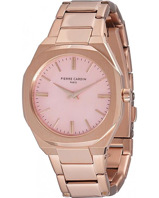Pierre Cardin Pink Cf-1008-Mr Ladies Watch