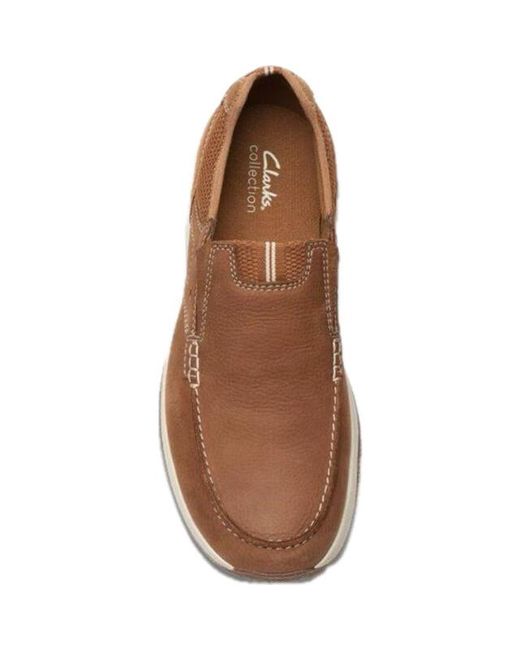 Clarks Original Sailview Step in het Brown voor heren