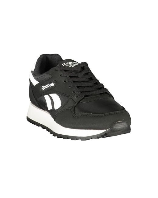 Reebok Black Schwarze Polyester Sneaker