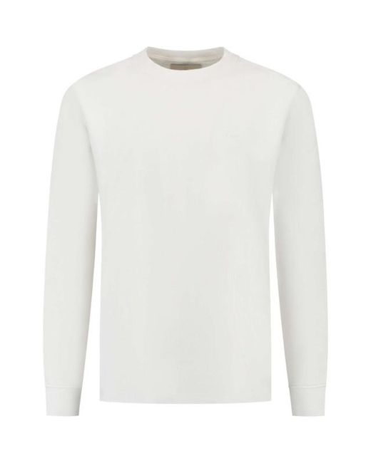 Dstrezzed Ds Collin Ls Tee in het White voor heren