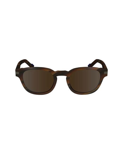 Zeiss Brown Acetate Sunglasses
