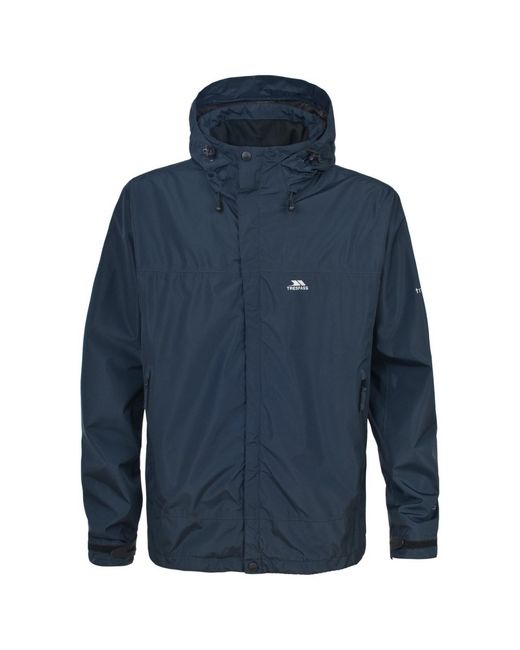 Trespass Blue Fraser Ii Waterproof Jacket for men