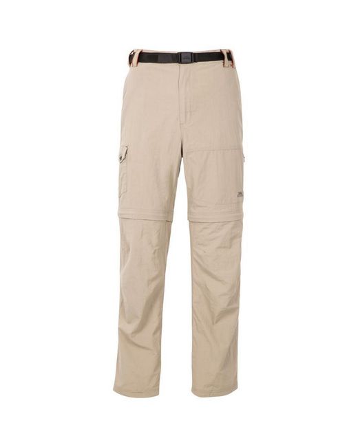 Trespass Natural Rynne B Mosquito Repellent Cargo Trousers (Bamboo) for men
