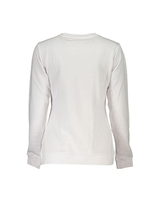 Roberto Cavalli Gray Leopard Print Sweatshirt Long Sleeve Crew Neck