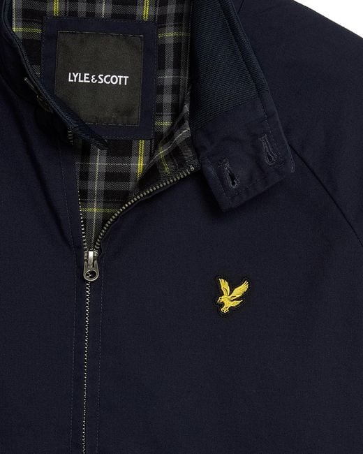 Lyle & Scott Harrington Jack in het Blue voor heren