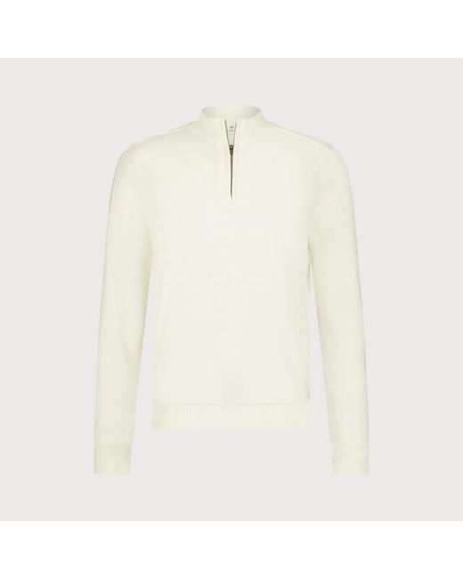 BLUE INDUSTRY De Half Zip Pullover in het White voor heren