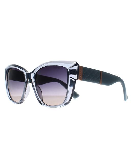 Guess Purple Square Glänzend Hellblau Gradient Go00051