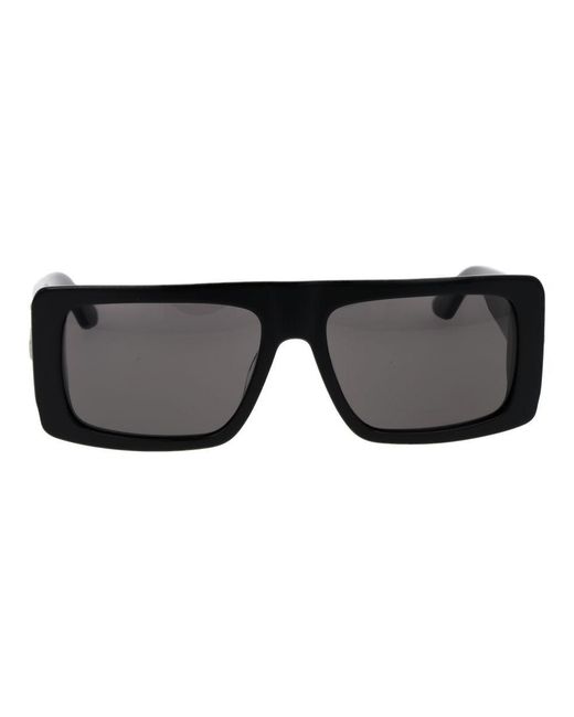 Gcds Black Acetate Sunglasses