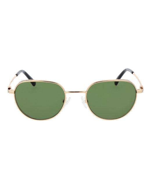 Replay Green Metal Sunglasses for men
