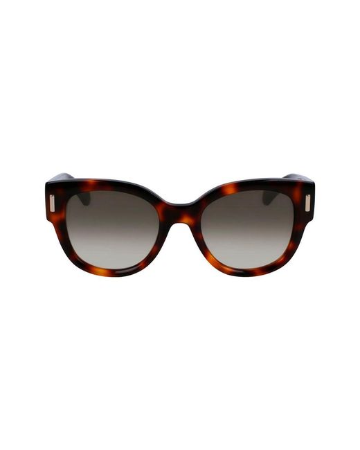 Ferragamo Black Acetate Sunglasses