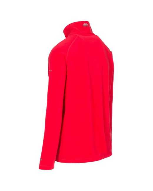 Trespass Blackford Microfleece (rood) in het Red voor heren