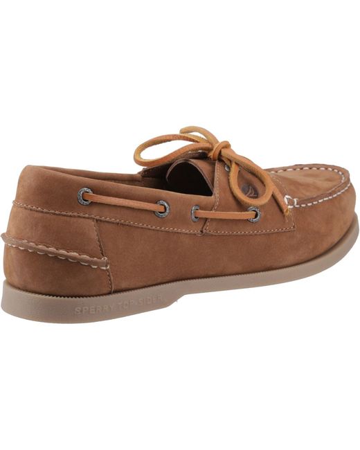 Sperry Top-Sider Brown Tacoma Boat Shoes for men