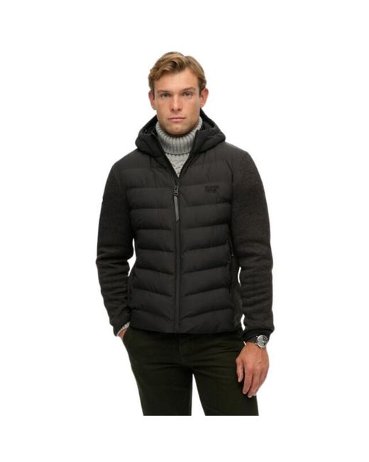 Superdry Casual Winterjas in het Black voor heren