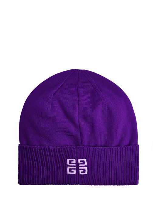 Givenchy Purple Mütze