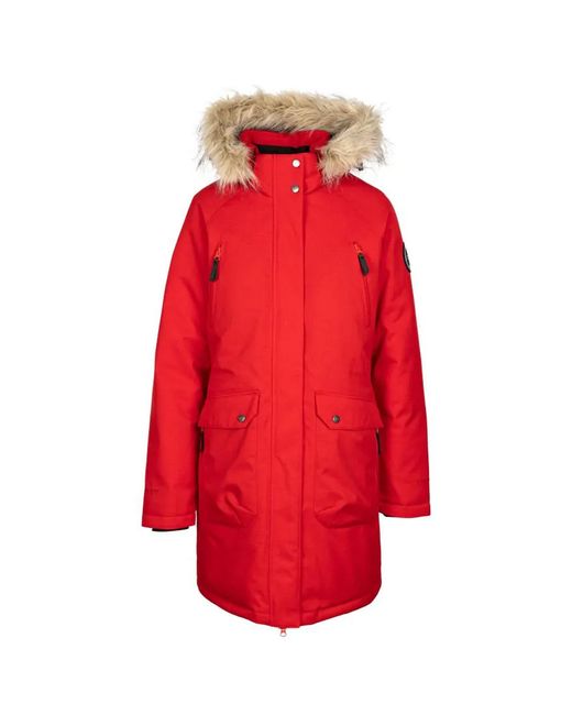 Trespass Red Ladies Dana Down Jacket Marl)