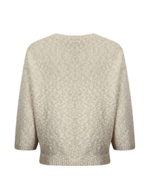 Poools Pull Over 513182-/Ecru in het White