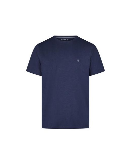 Phil & Co. Berlin Shortama Korte Pyjama Set Palm Donker in het Blue voor heren