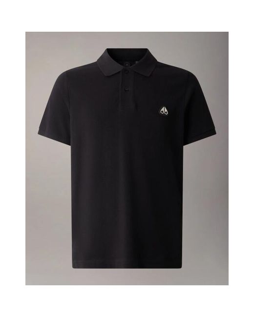Moose Knuckles Everett Polo in het Black voor heren