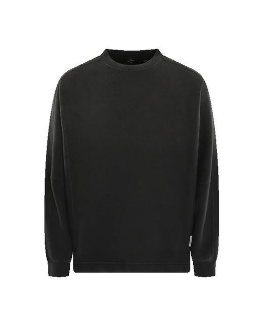 Represent Stepped Hem Sweatshirt in het Black voor heren