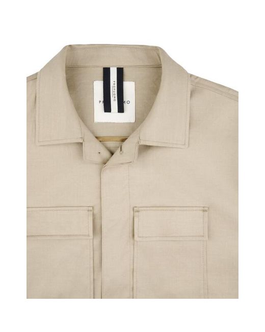 Profuomo Overshirt in het Natural voor heren