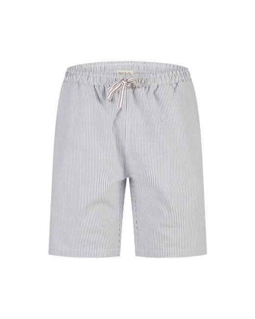 Phil & Co. Berlin Shortama Korte Pyjama Set Gestreept in het Blue voor heren