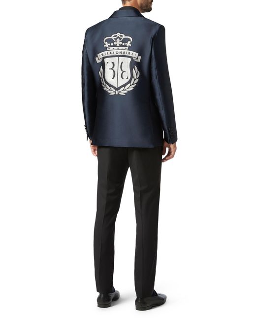 Billionaire Blazer Crest in het Blue voor heren