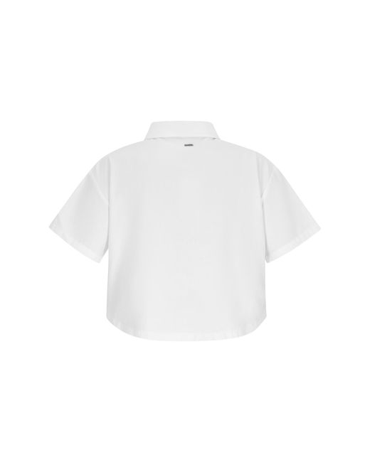 Dreimaster Blouse Wolwit in het White