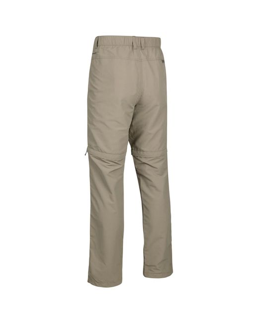 Trespass Gray Chettle Hiking Trousers (Bamboo) for men