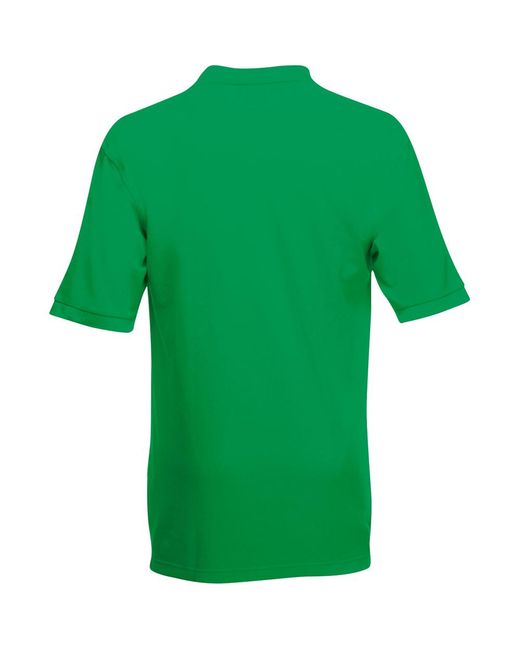 Fruit Of The Loom Green Premium Short Sleeve Polo Shirt for men