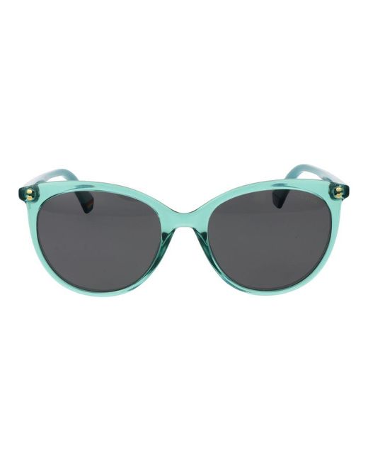 Polaroid Gray Bicolor Plastic Sunglasses