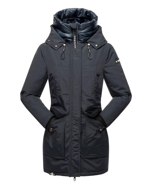 Navahoo Winterjas Blizzardstorm – Lang, Warm & Functioneel in het Black