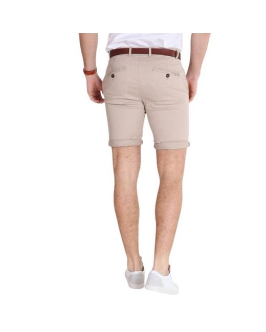 Solid Solid Casual Short in het Natural voor heren