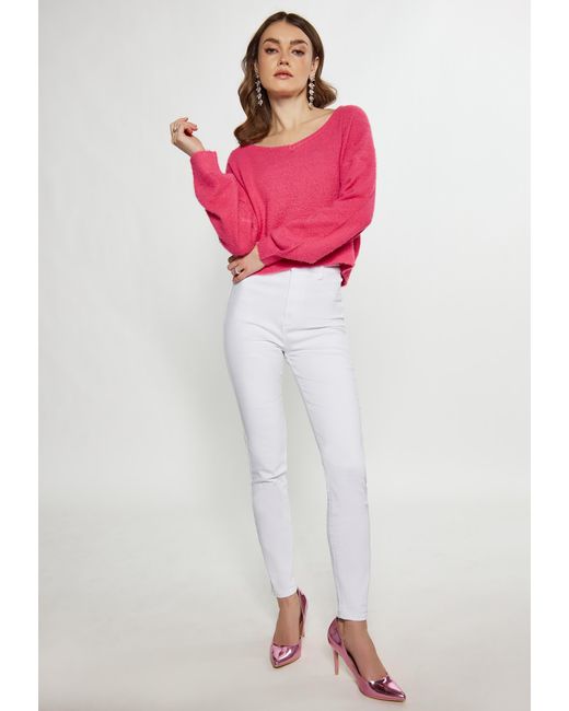 faina Pink Strickpullover Damen