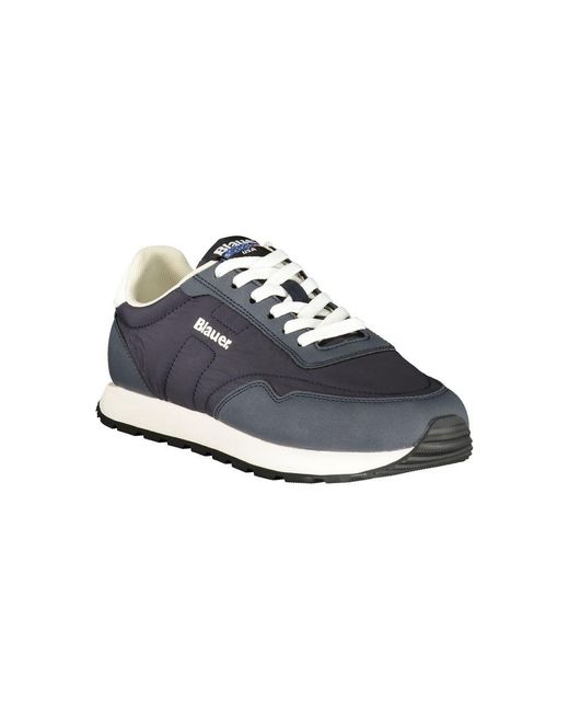 Blauer Polyester Herren Sneaker in Blue für Herren